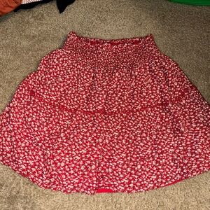 Hollister tiered mini skirt